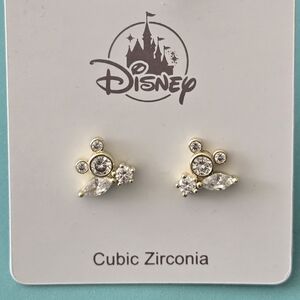 Mickey Mouse Earrings • Cubic Zirconia